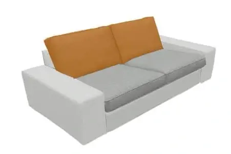 Imbottiture schienali Kivik compatibile Ikea tre posti