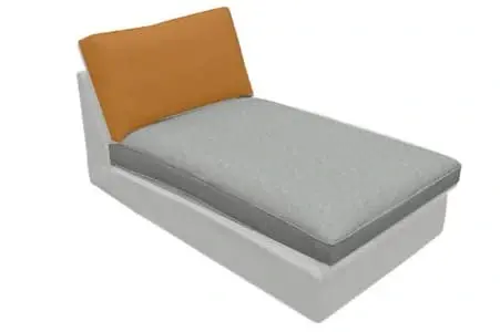 Imbottiture schienale Kivik compatibile Ikea chaise longue