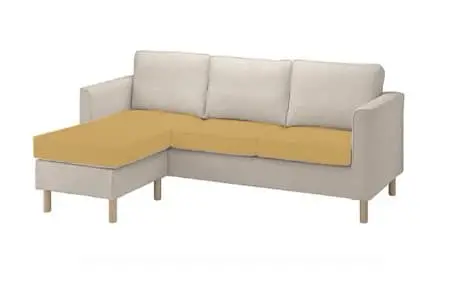 Imbottiture sedute Pärup compatibile Ikea 3 posti chaise