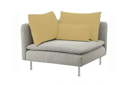 Imbottitura Söderhamn compatibile Ikea modulo ad angolo completo schienali