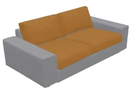 Imbottiture complete Vimle compatibile Ikea 2 posti